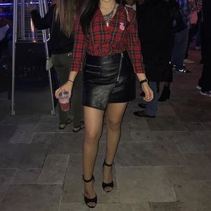 H&M Leather Skirt